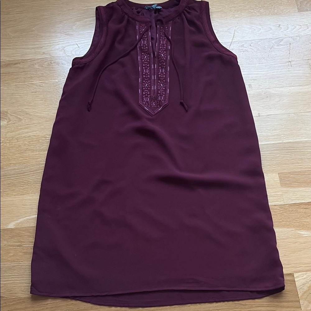 Boho Burgundy Dress size 4